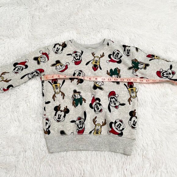 Kids Jumping Beans Disney Crew Neck Sweatshirt in Gray Size 6 - Picture 2 of 5